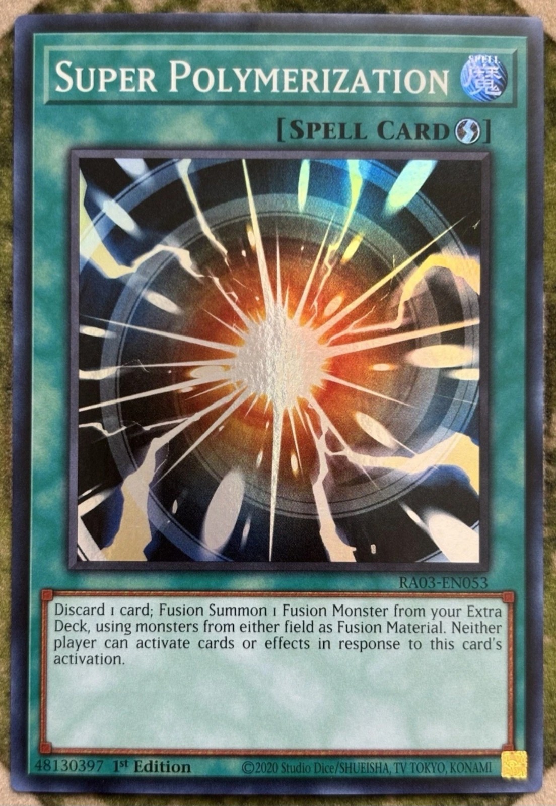Yugioh Super Polymerization RA03 1st Edition NM
