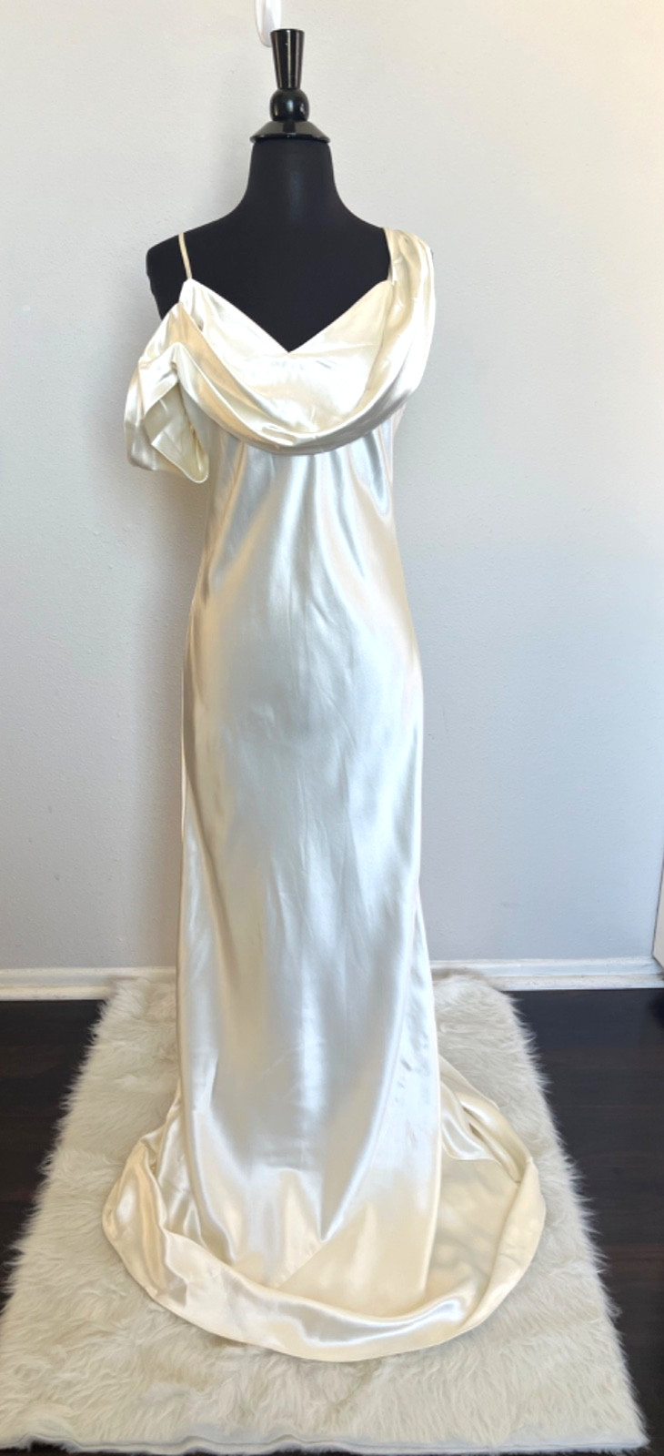Reformation Ronda Silk Wedding Dress Ivory Bridal