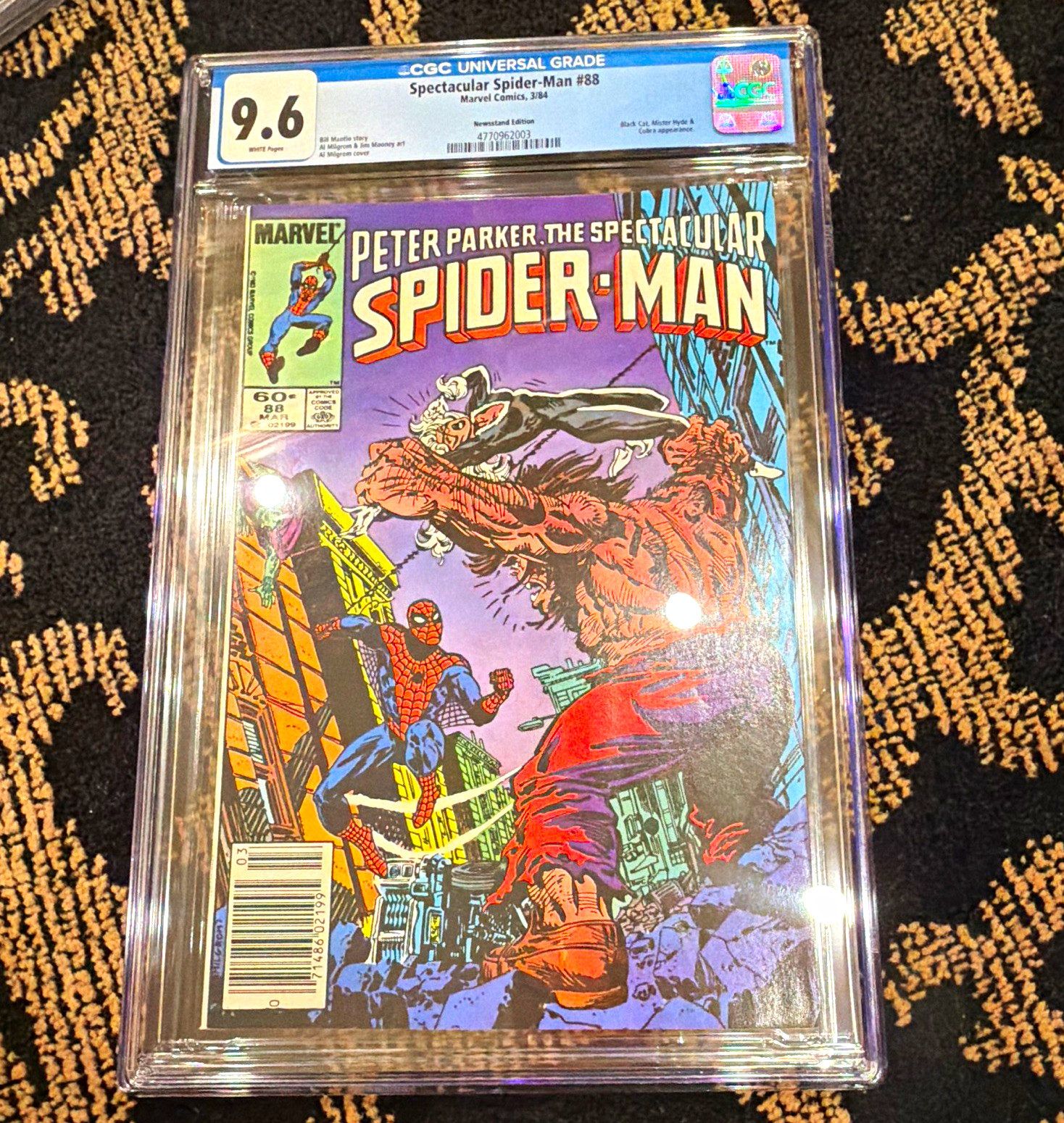 Peter Parker, The Spectacular Spider-Man #88 CGC 9.6 (1984) Marvel Newsstand