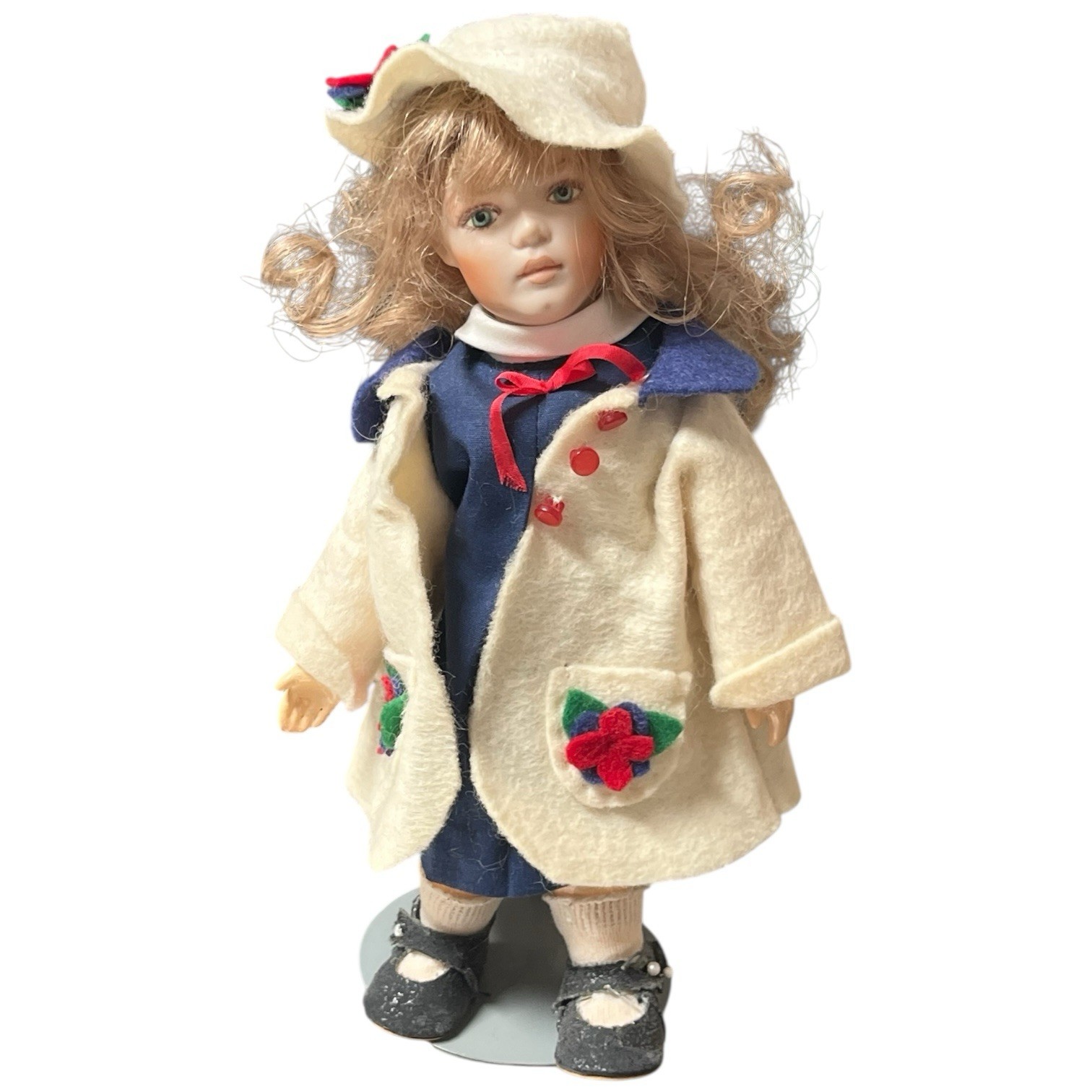 1985 Bisque Porcelain Head Ball Jointed Body Doll UFDC Kathy Redmond 111/125 8.5