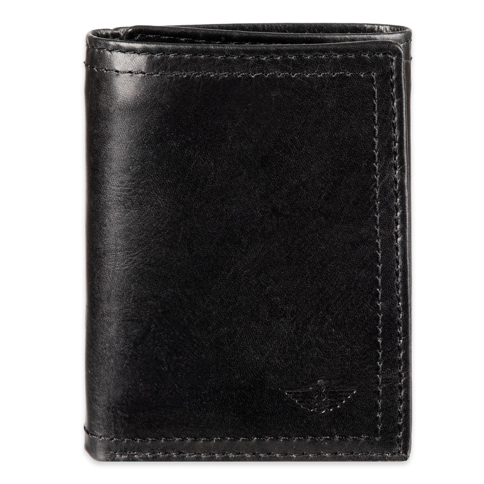 Dockers Men's Coated LeatherExtra Capacity Trifold Wallet, One Size, Black Dockers Men's Coated LeatherExtra Capacity Trifold Wallet, One Size, Black