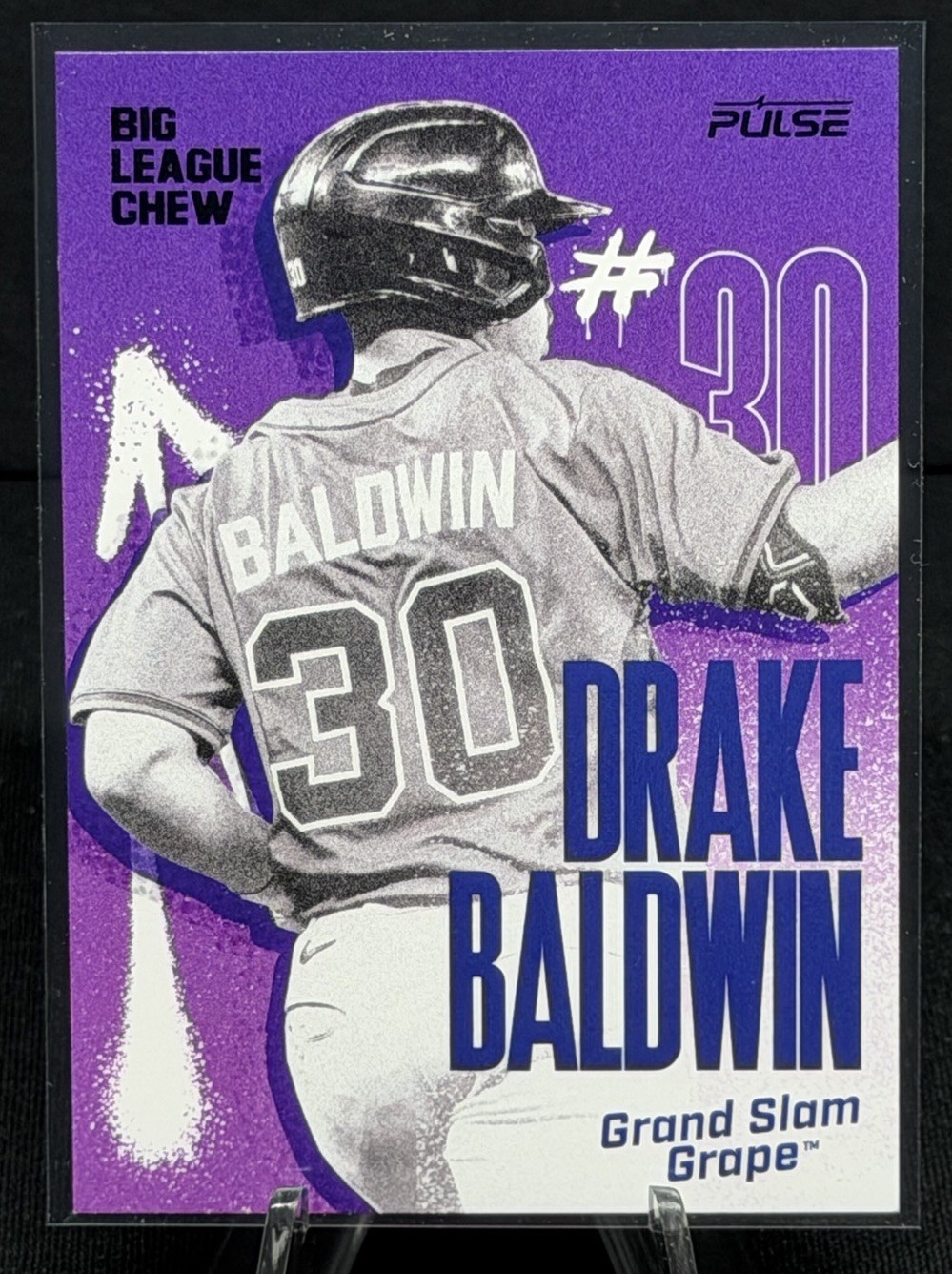 2026 Pulse Big League Chew Drake Baldwin Grand Slam Grape /299 Black #GSG-22 2026 Pulse Big League Chew Drake Baldwin Grand Slam Grape /299 Black #GSG-22