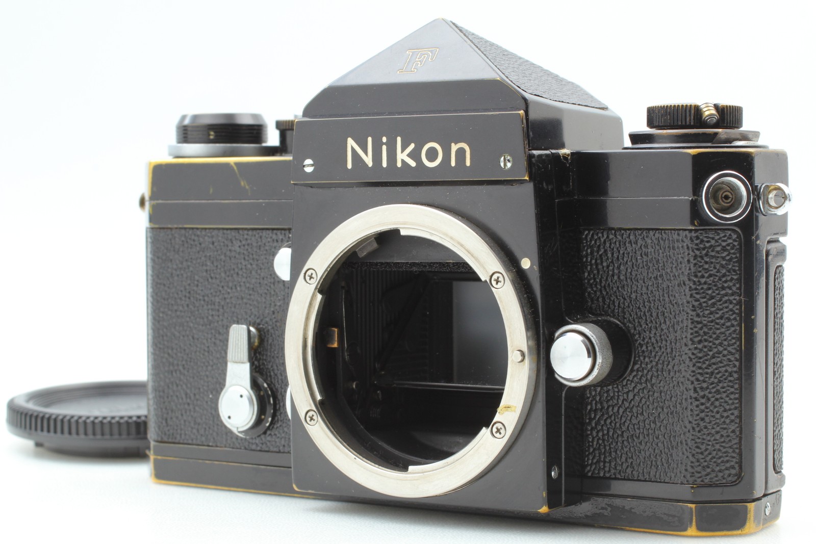 [App. Exc+4 / Opt. mint] Nikon F Eye Level Black 35mm SLR Film Camera From JAPAN