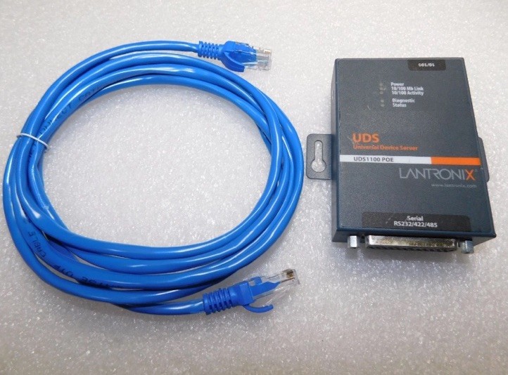 LANTRONIX UDS1100 POE UNIVERSAL SERIAL DEVICE SERVER ETHERNET RS232/RS422/RS485 LANTRONIX UDS1100 POE UNIVERSAL SERIAL DEVICE SERVER ETHERNET RS232/RS422/RS485