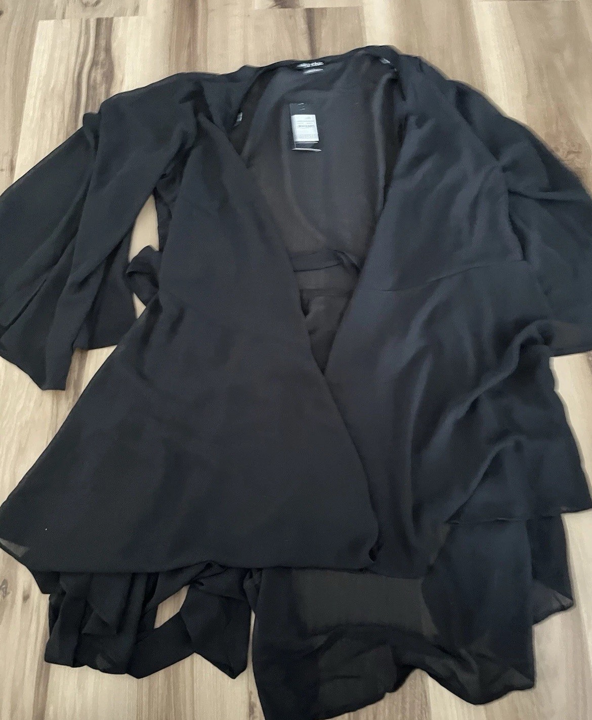 NWT City Chic Fleetwood Black Tunic Size Small