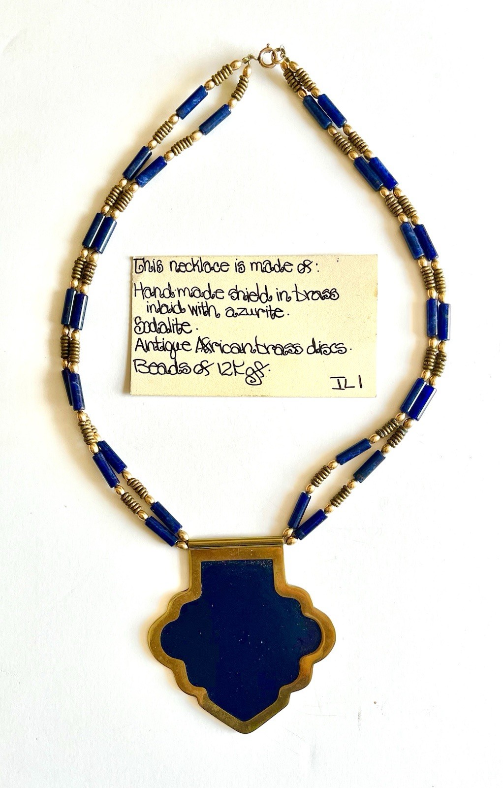 RARE  1979 Vintage Sutton Hoo Necklace, Signed and Dated