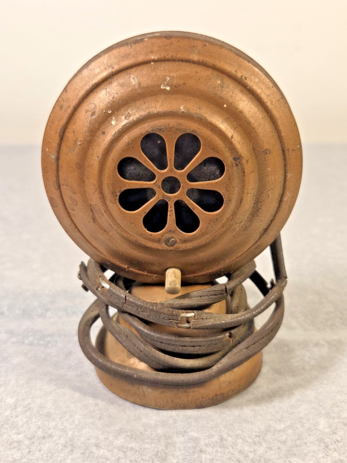 Vintage 1930s Little Wonder Microphone Home Broadcasting Novelty Radio Toy Deco