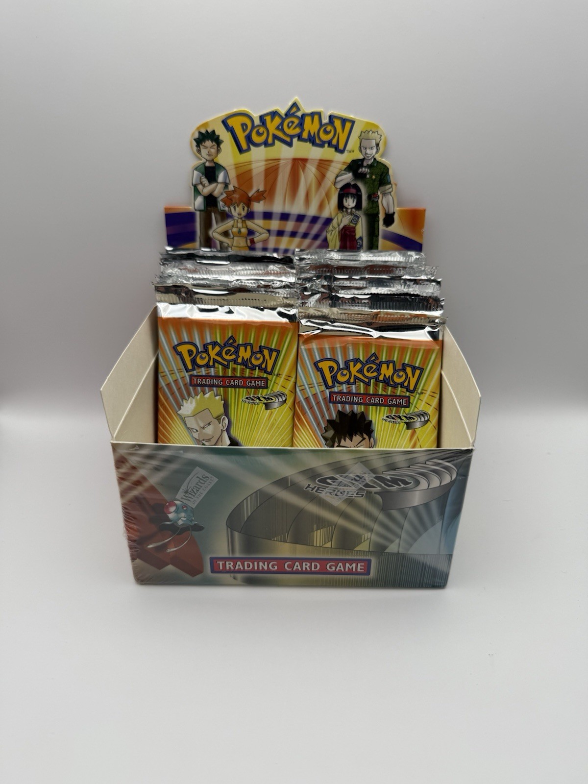 2000- Pokemon Gym Heroes 1ED Sealed Single (1) Booster Pack Box Fresh 2000- Pokemon Gym Heroes 1ED Sealed Single (1) Booster Pack Box Fresh