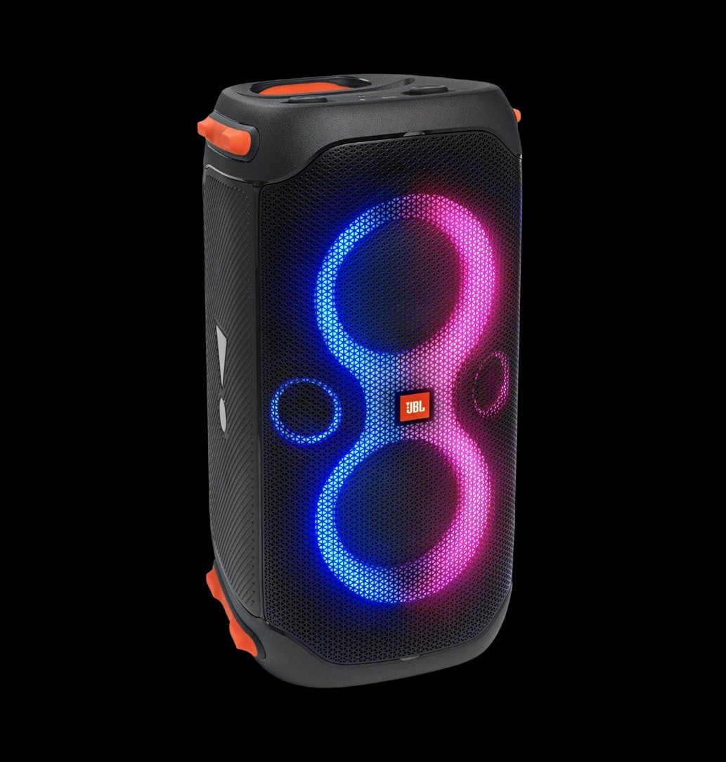 JBL PartyBox 110 Bluetooth Portable Speaker w/ Light Show Black/Orange
