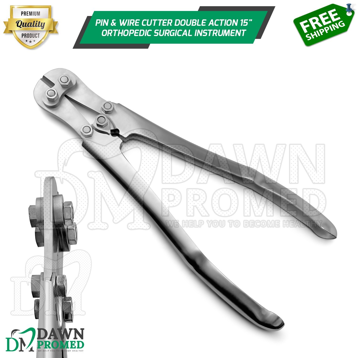 Pin & Wire Cutter Double Action 15