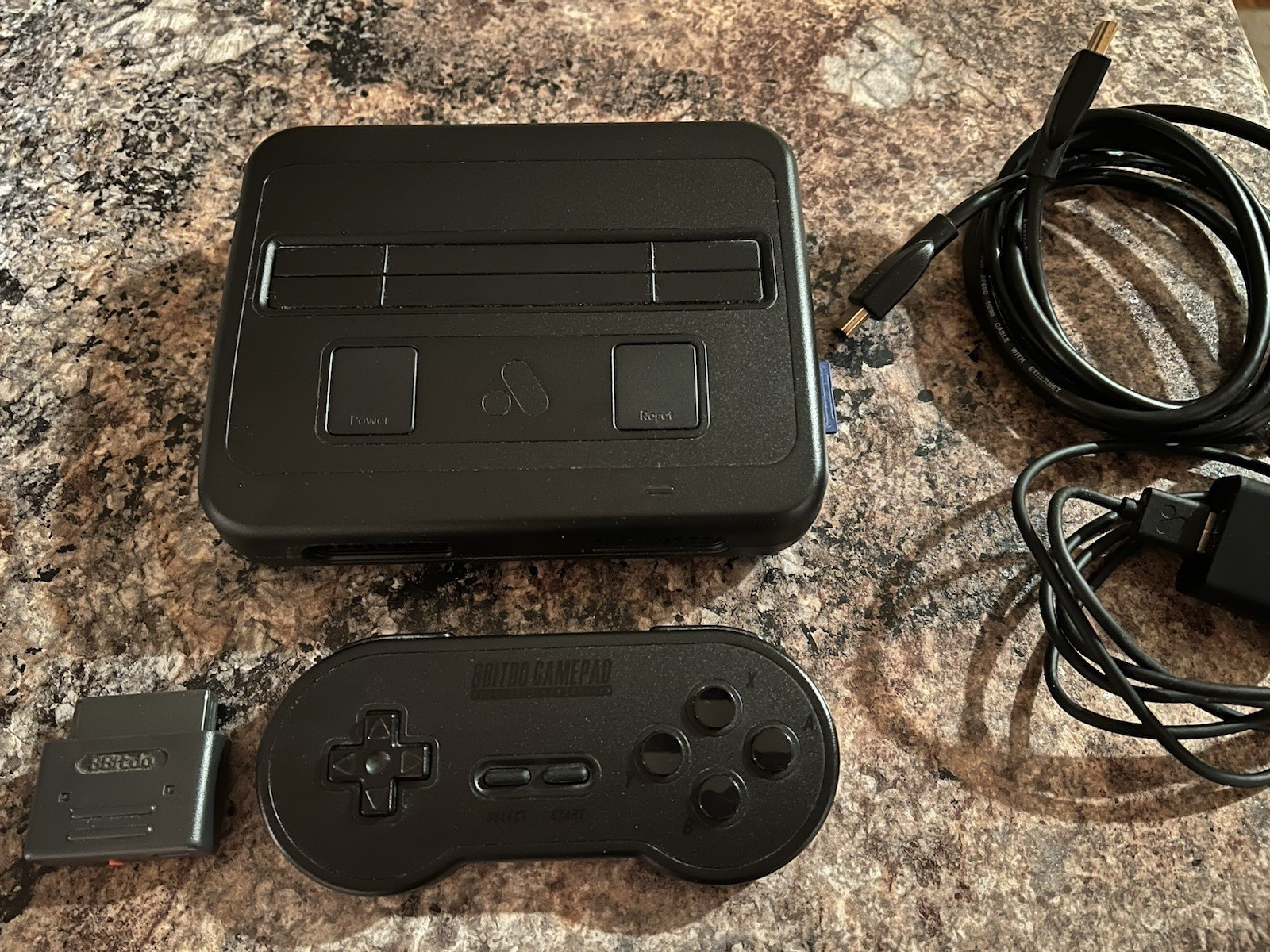 Analogue Super NT Black HDMI 1080p Console w/ SN30 Controller 32GB microSD