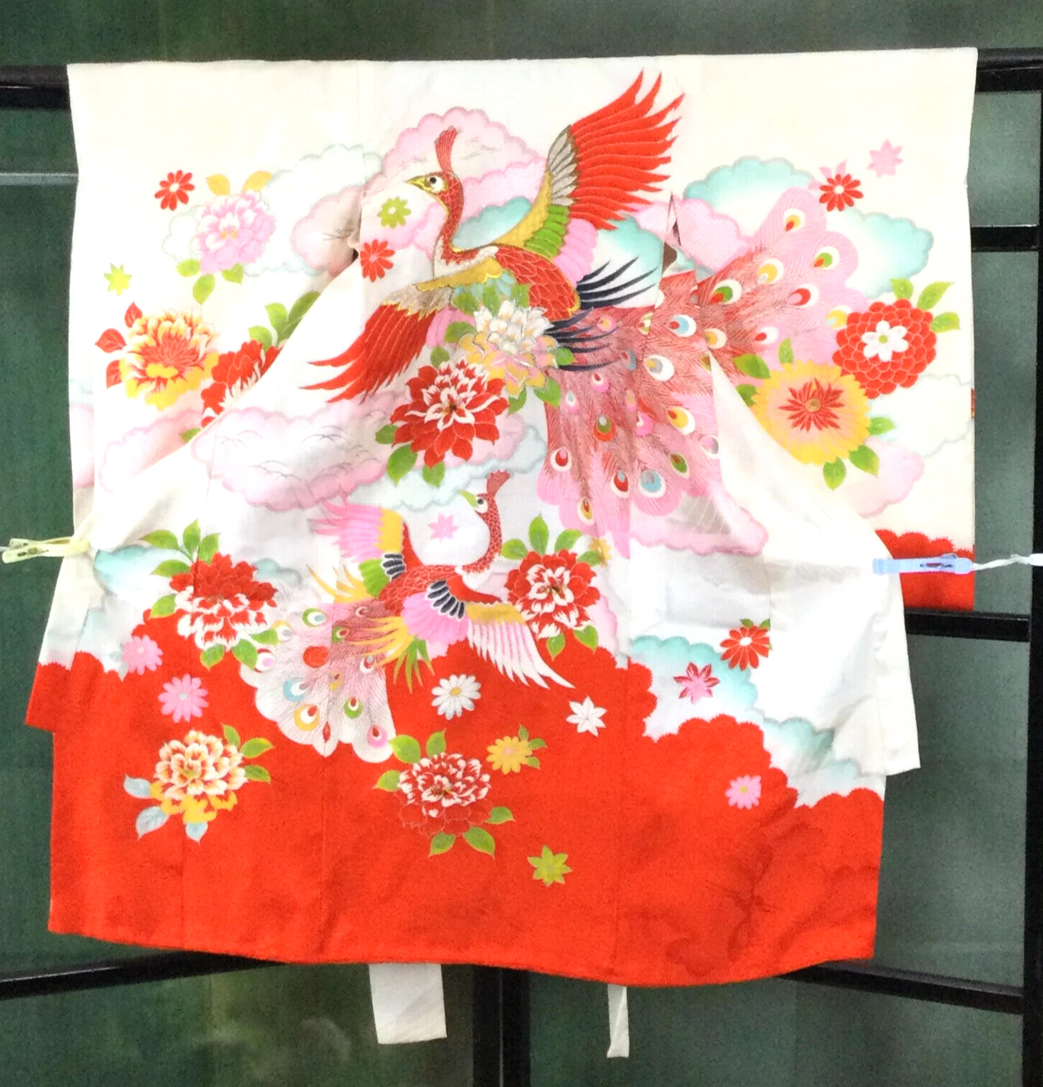 【Near Mint】Antique baby kimono, for girl, Childbirth , Newborn, baby Wrap, 【Near Mint】Antique baby kimono, for girl, Childbirth , Newborn, baby Wrap,