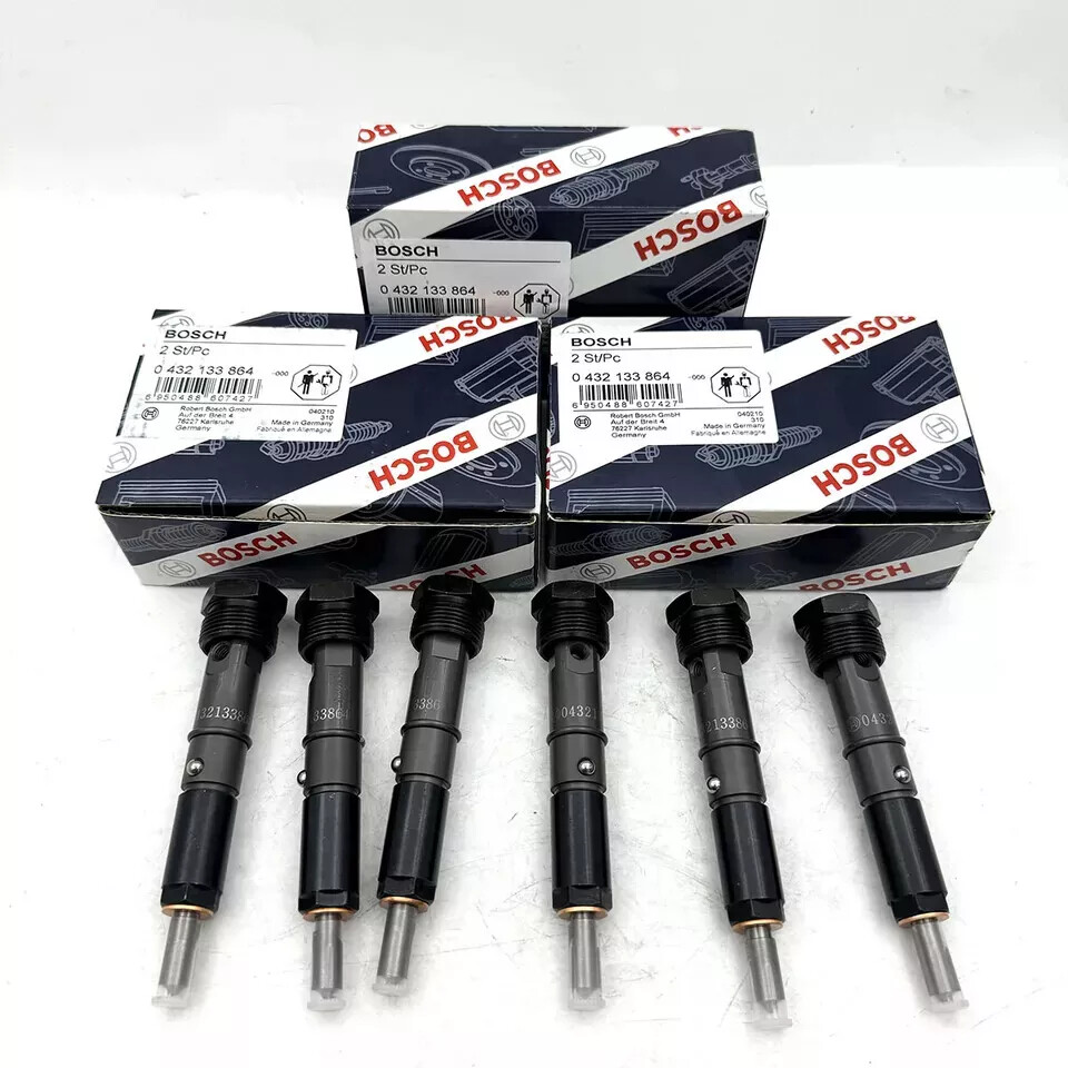 6PCS 50HP Upgrade Fuel Injectors Bosch Fits For 1994-1998 Dodge Ram 5.9L Diesel