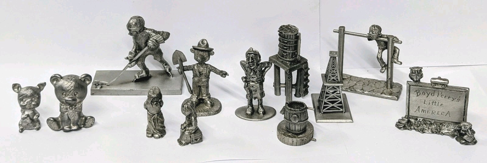 Vintage Pewter Random Figurines Figures Misc Lot Vintage Pewter Random Figurines Figures Misc Lot