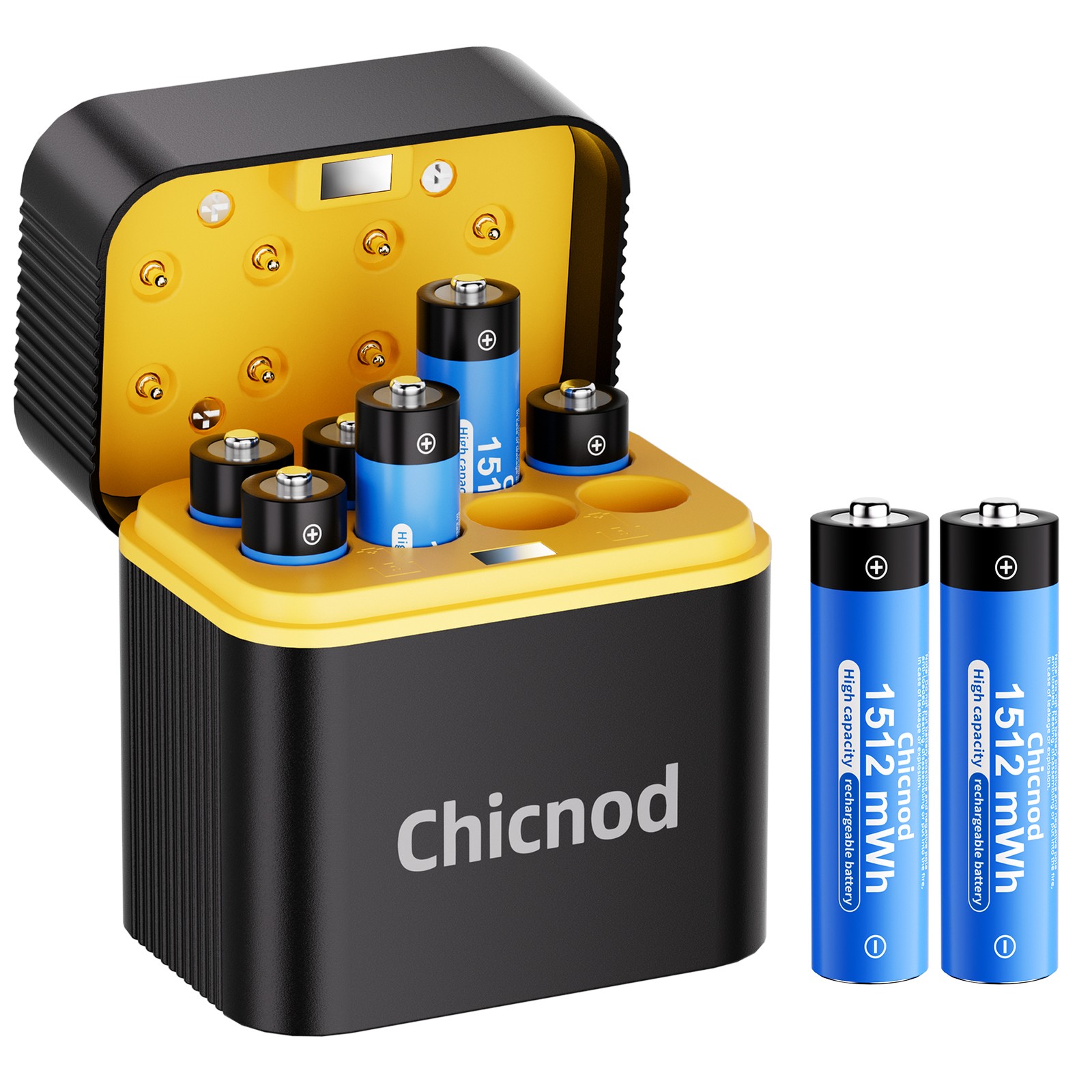8/16/24/32PCS 1.5V 1512mWh AAA Rechargeable Lithium Battery with Charger Box NEW