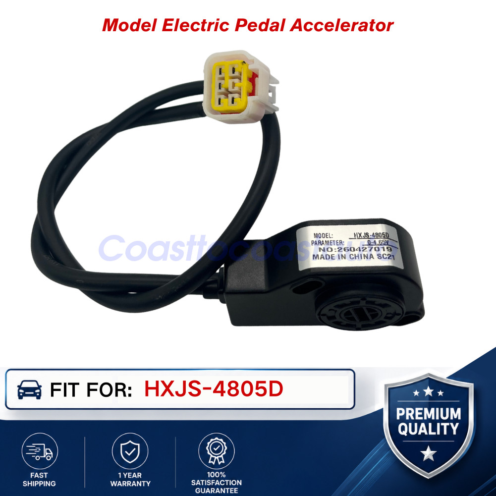 New Model Electric Pedal Accelerator for HXJS-4805D 0-4.65V Output 12-96V Input