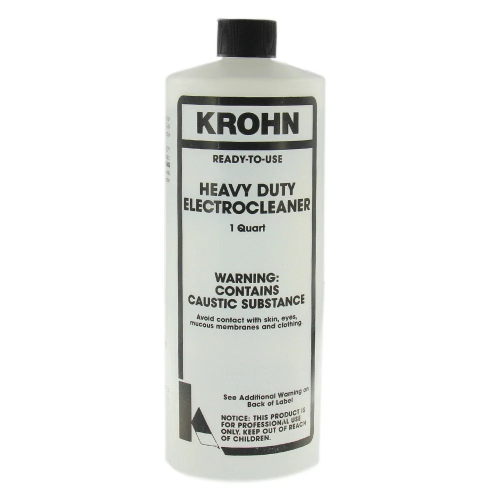 Krohn Heavy Duty Electrocleaner 1 Quart Electro Cleaner Plating Solution