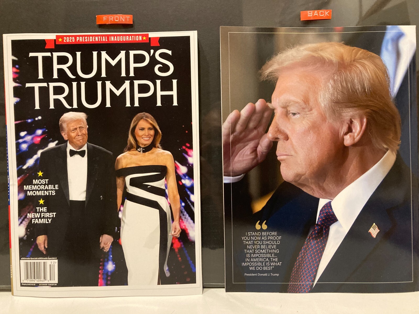 2025 PRESIDENTIAL INAUGURATION TRUMP\'S TRIUMPH - INAUGURATION SPECIAL-BRAND NEW 2025 PRESIDENTIAL INAUGURATION TRUMP\'S TRIUMPH - INAUGURATION SPECIAL-BRAND NEW