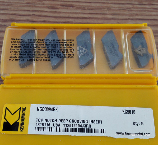 NGD3094RK KENNAMETAL KC5010 10PCS CARBIDE INSERTS New