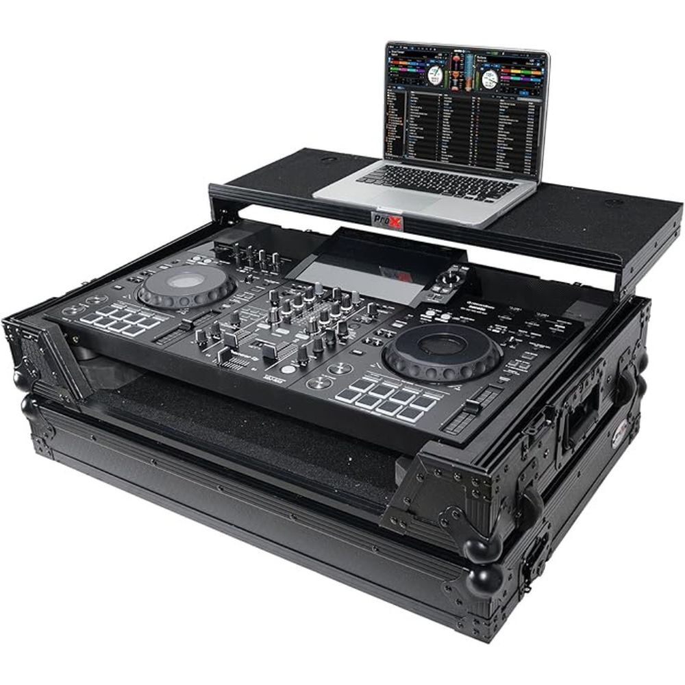 ProX Gig-Ready ATA-Style Flight Case with Laptop Shelf and Wheels