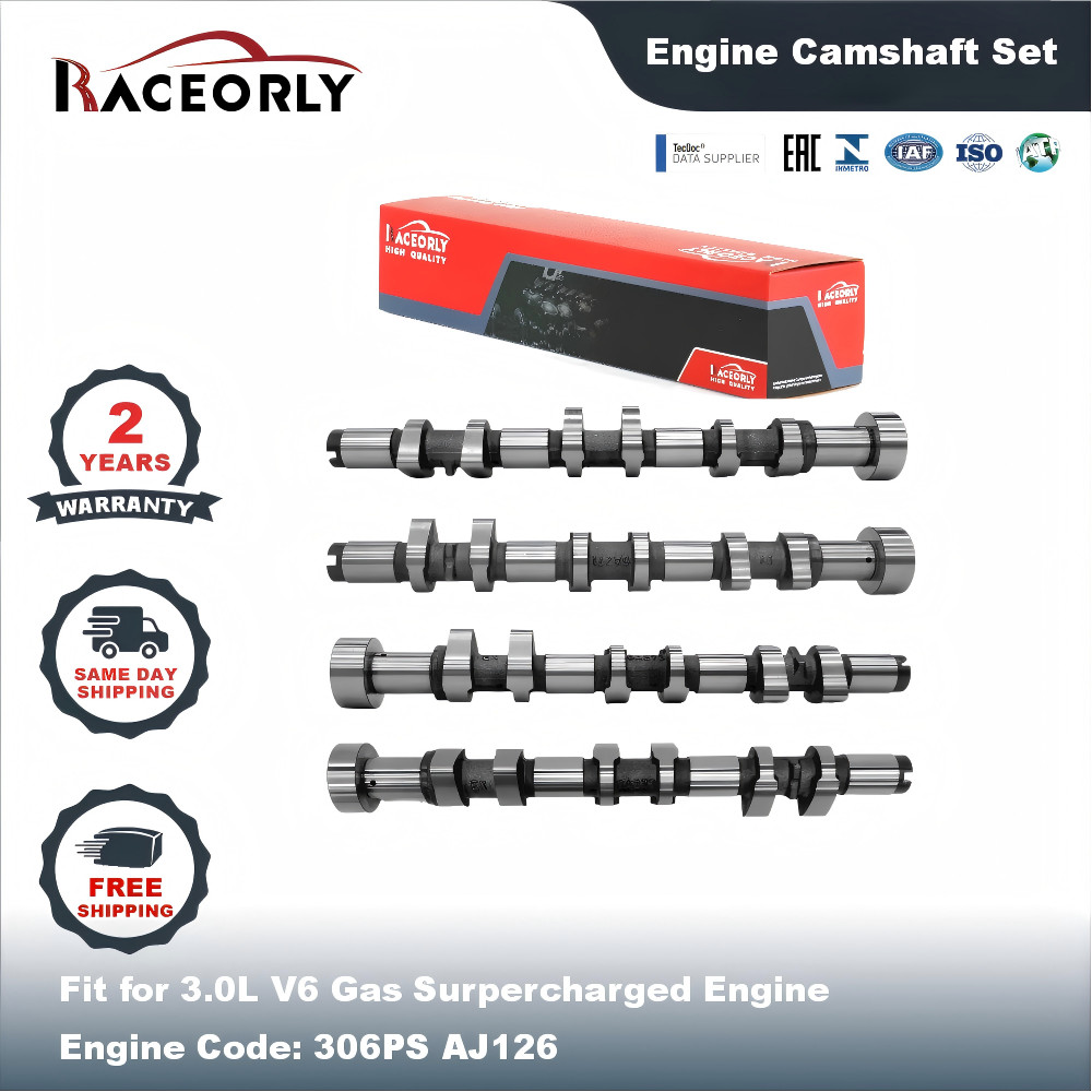 4x Camshafts Set For LR4 Range Rover 3.0L Supercharged V6 Gas AJ126 306PS
