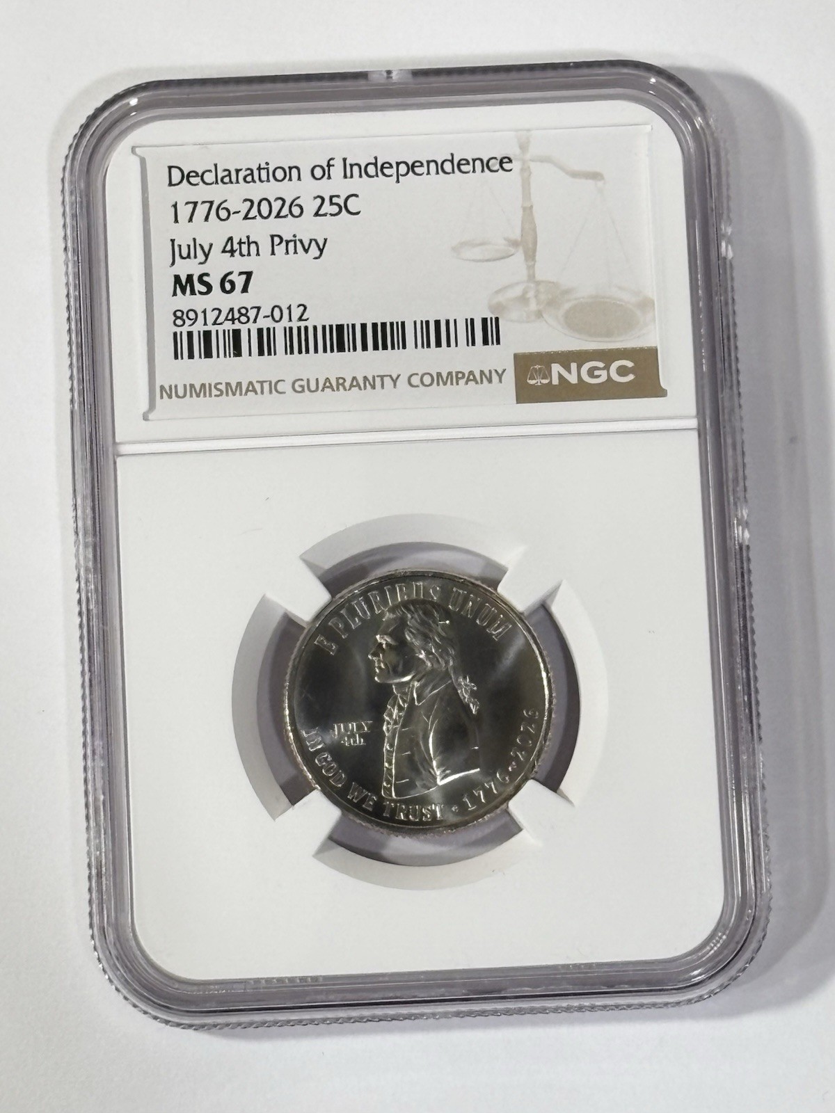 RARE - NGC MS67 - 2026 Declaration Of  Independence July 4th Privy Quarter LOOK
