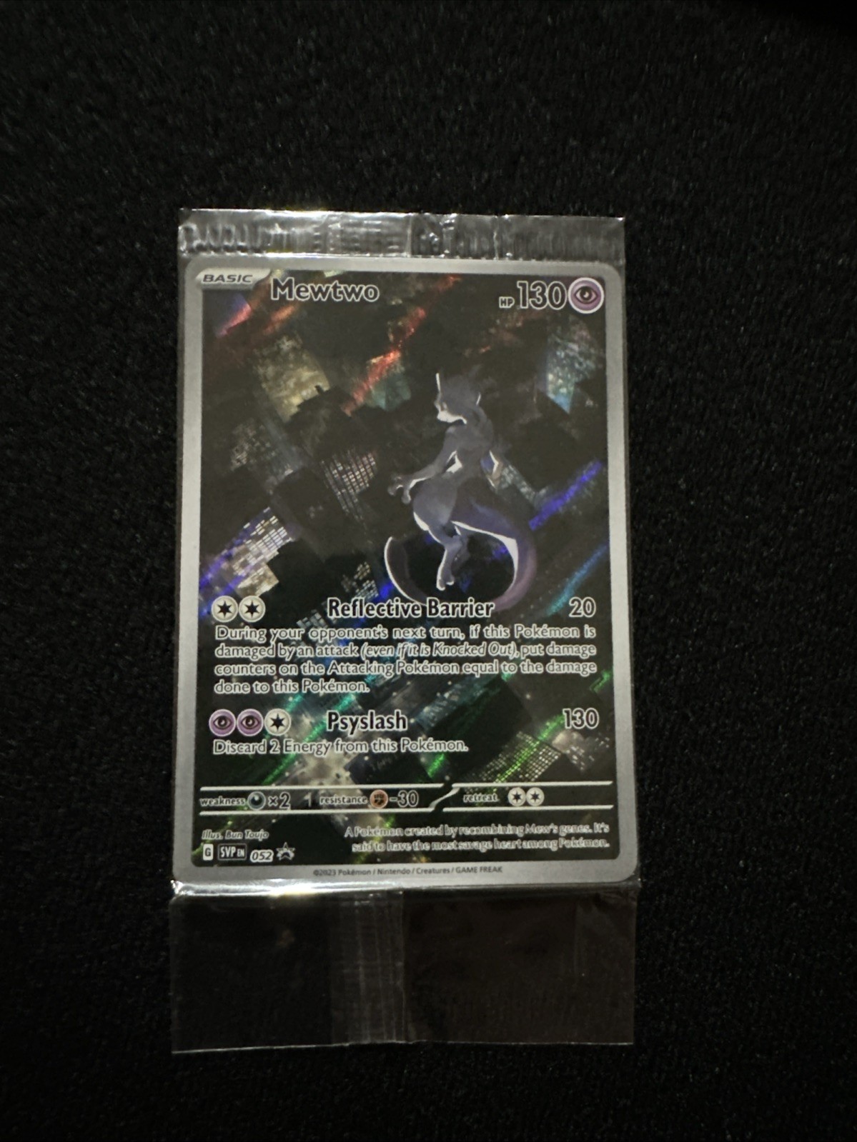 SEALED Mewtwo 052 Scarlet & Violet Promo Card Holo Illustration Rare SEALED Mewtwo 052 Scarlet & Violet Promo Card Holo Illustration Rare