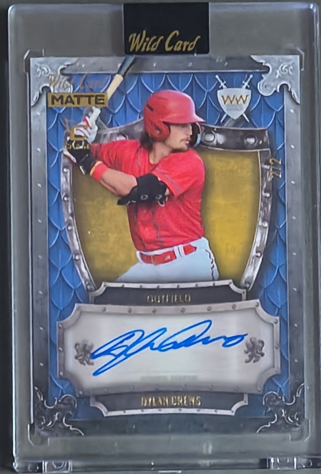 2024 Wild Card Matte Dylan Crews Weekend Warrior Auto 2/2 Nationals 