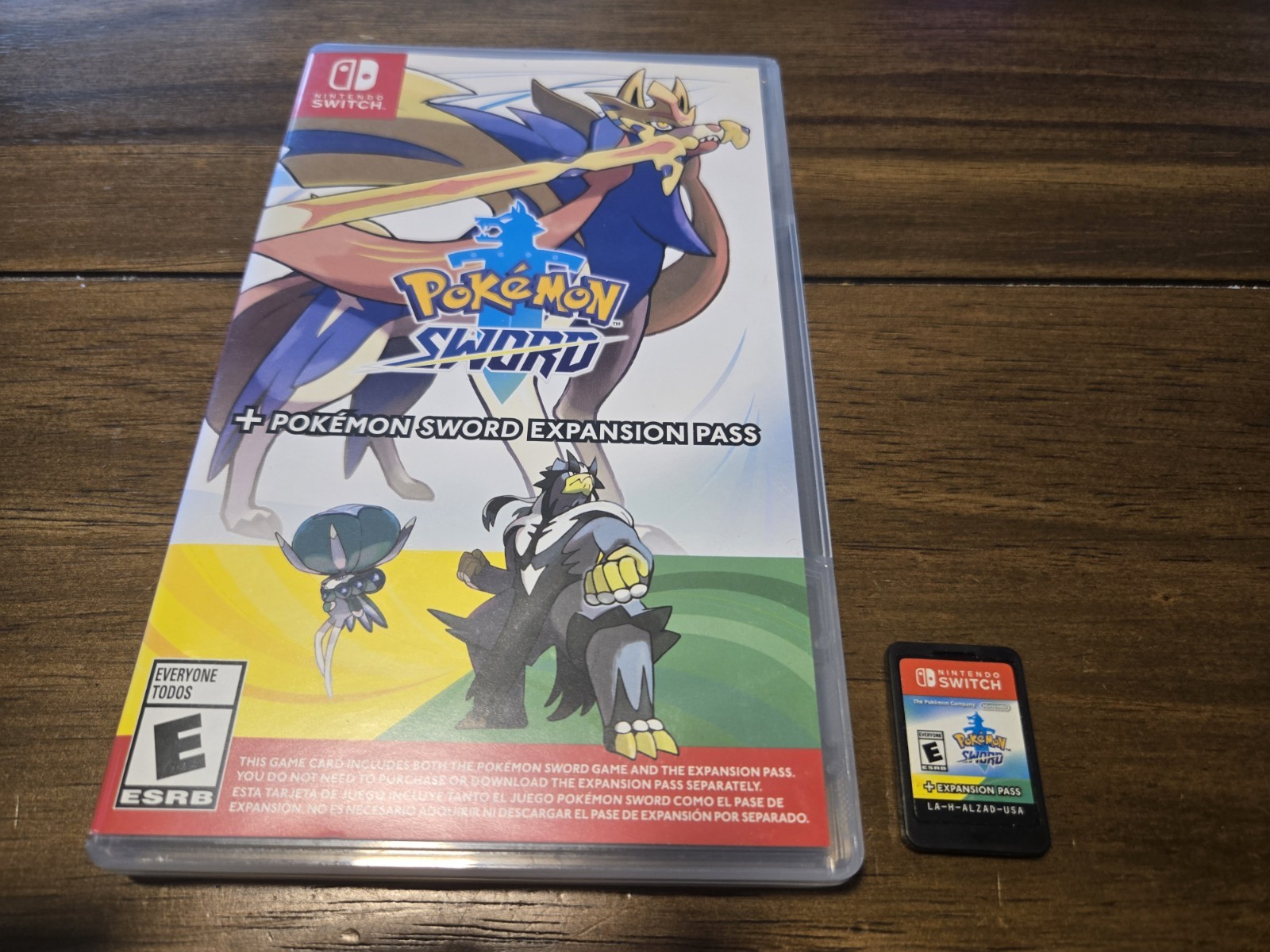 Pokemon Sword + Pokemon Sword Expansion Pass Nintendo Switch Game & Case Tested Pokemon Sword + Pokemon Sword Expansion Pass Nintendo Switch Game & Case Tested