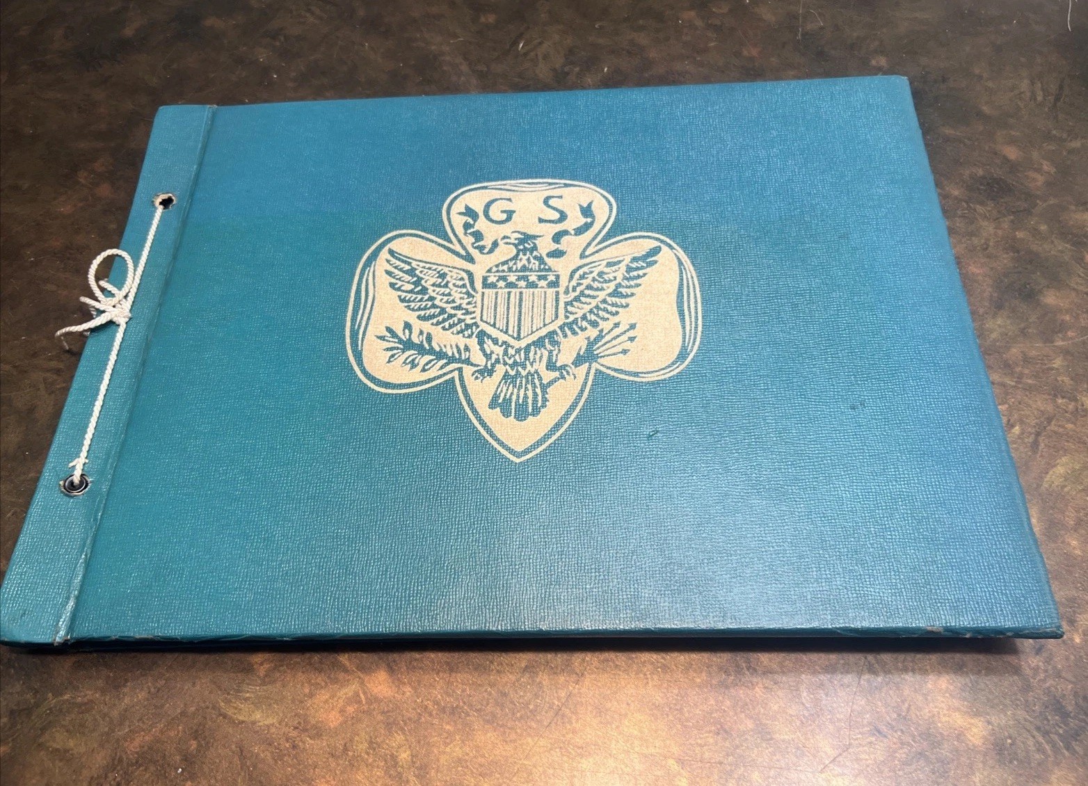 Vintage Girl Scout Scrapbook W/Photos Girl Scouts & United Nations Rare