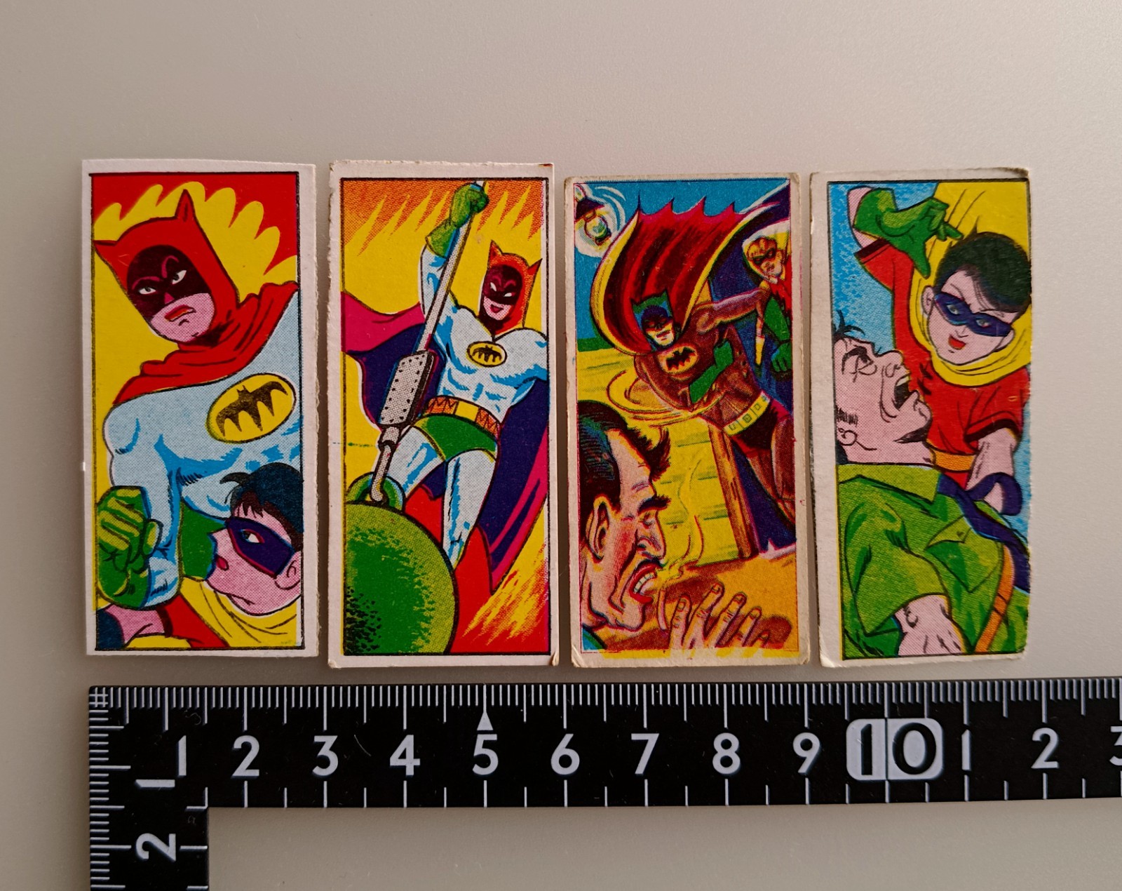 Batman Vintage Menko card 1960's Lot 4 cards set Japanese (A