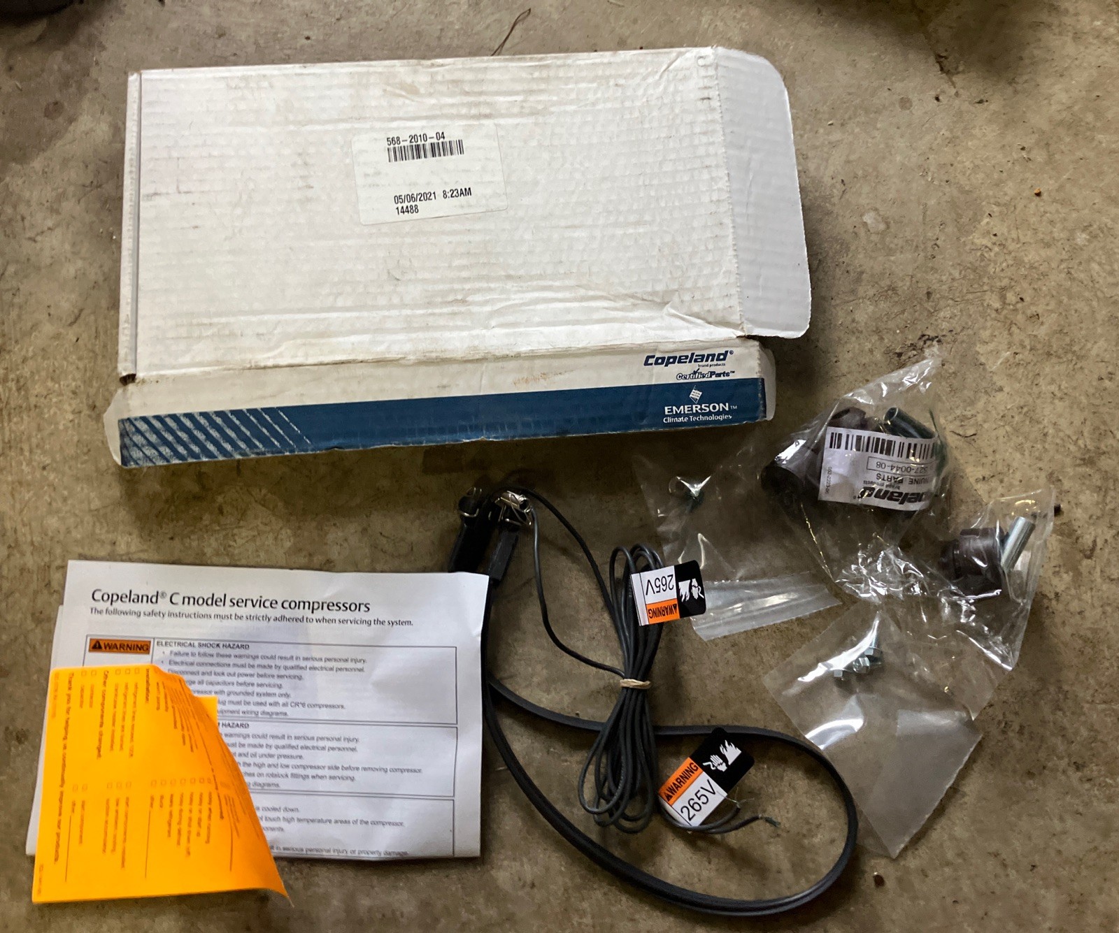Copeland 568-2010-04 C Model Compressor Repair Kit Nos Copeland 568-2010-04 C Model Compressor Repair Kit Nos