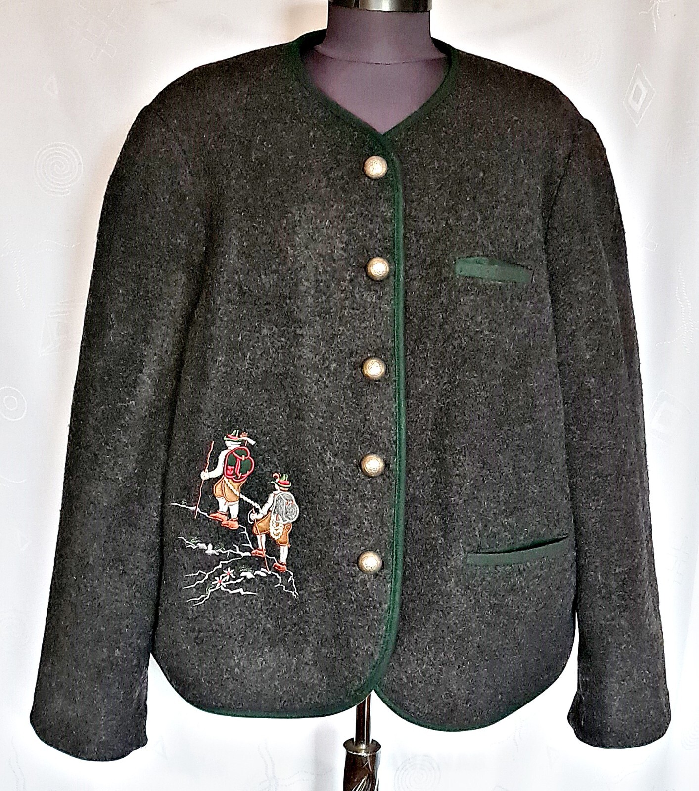 JACKET VINTAGE HAGRO TRACHTEN OKTOBERFEST DIRNDL TYROL WOMENS COAT US 20 EU 48