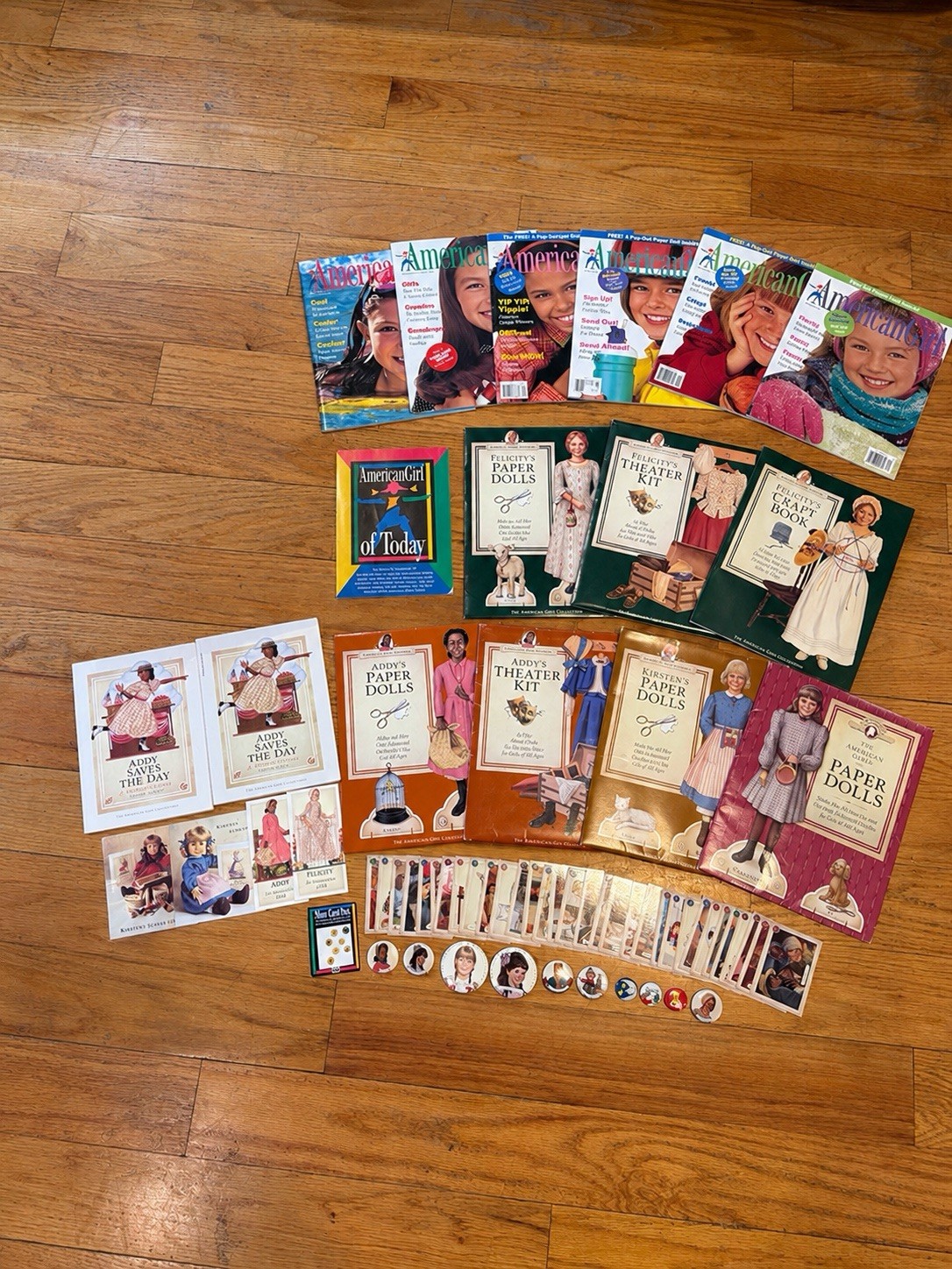 American Girl Magazine Collection Vintage 1995 - 1996 Lot of 6 DOLLS ATTACHED