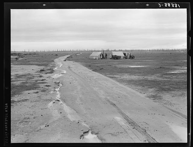 Photo:Kern County California 1939 Family Camp U.S. 99 Oil Field WPA Search