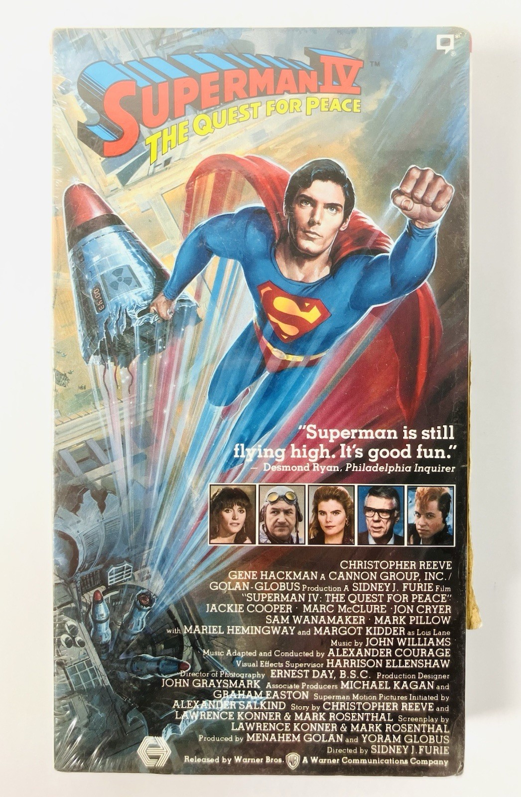 Superman IV The Quest For Peace (1987) VHS Warner Bros. Sealed Watermarks New 