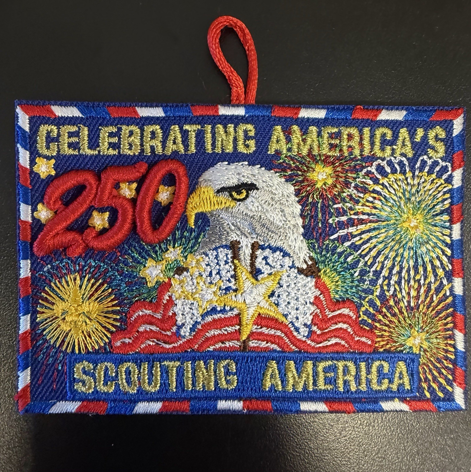 Scouting America Celebrating USA 250th Anniversary Patch BSA Scouting America Celebrating USA 250th Anniversary Patch BSA