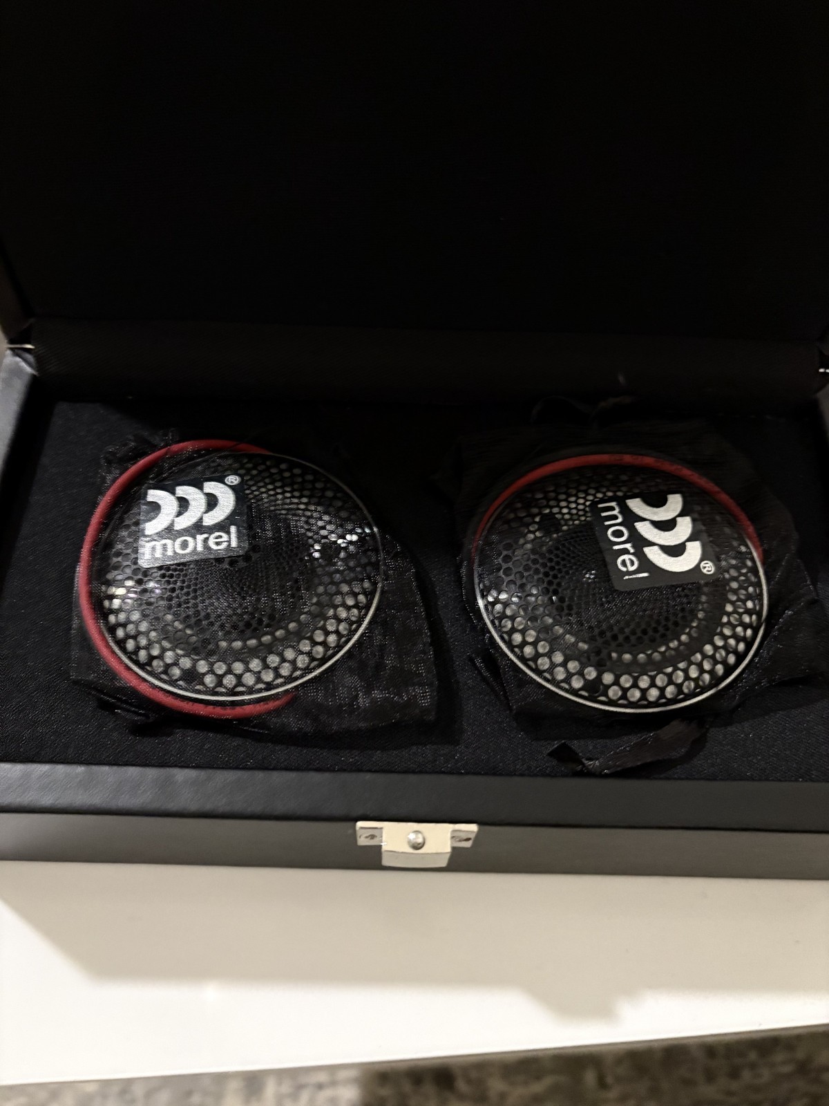 Morel Supremo Piccolo LOTUS Tweeters Factory Matched Pair NEW w/ Case & Cert