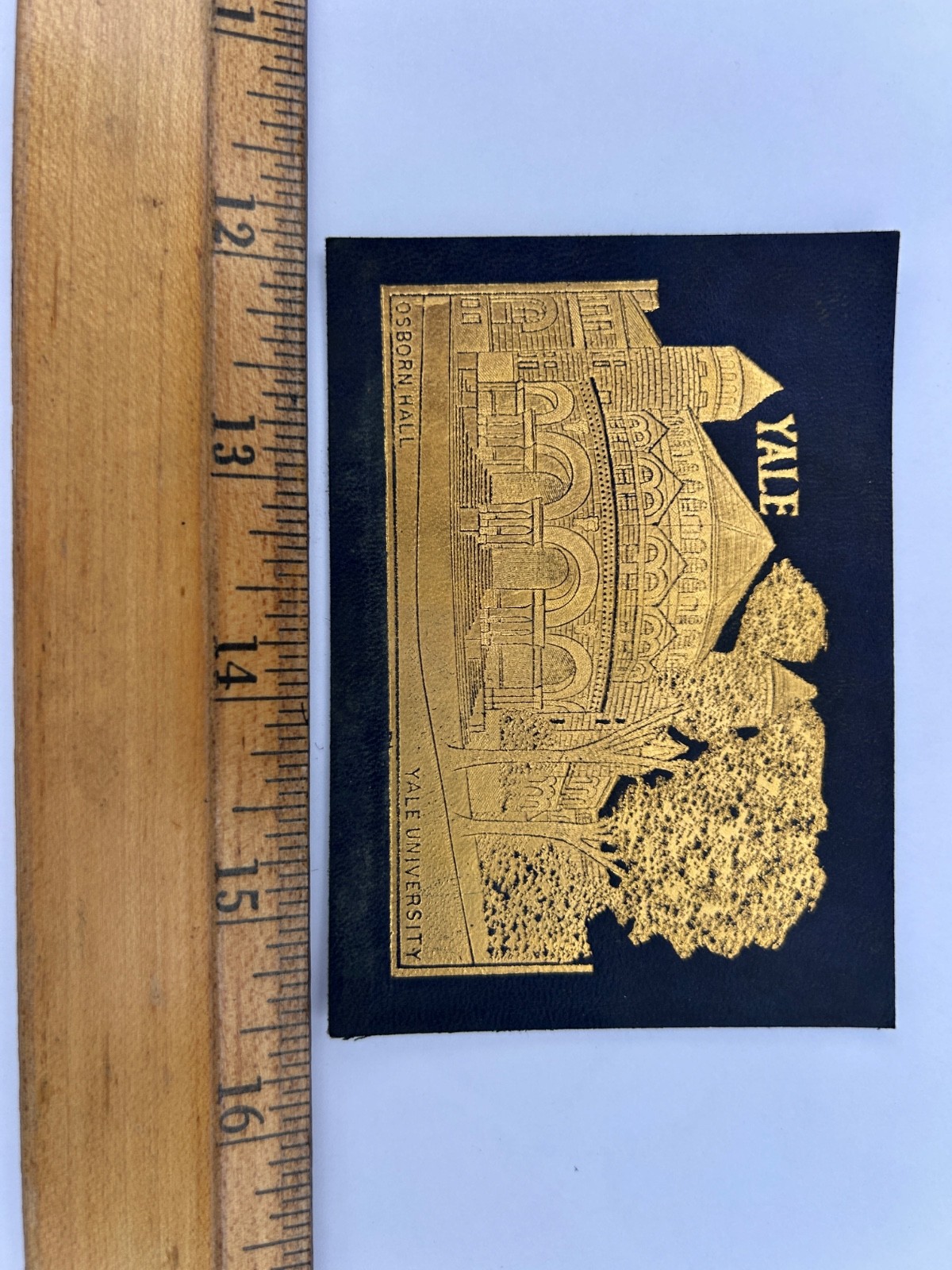 yale federal mogul 1910 leather college mascot card condition excellent