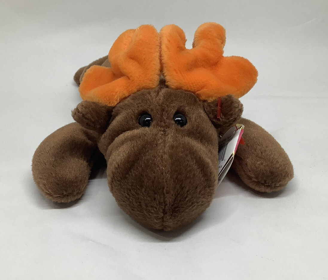 Ty Beanie Baby Chocolate the Moose 1993 Rare Retired 1 Of the Original 9 Mint