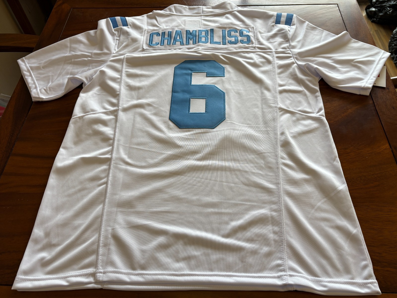 Man Ole Miss Rebels #6 Trinidad Chambliss Jersey ALL Size Man Ole Miss Rebels #6 Trinidad Chambliss Jersey ALL Size