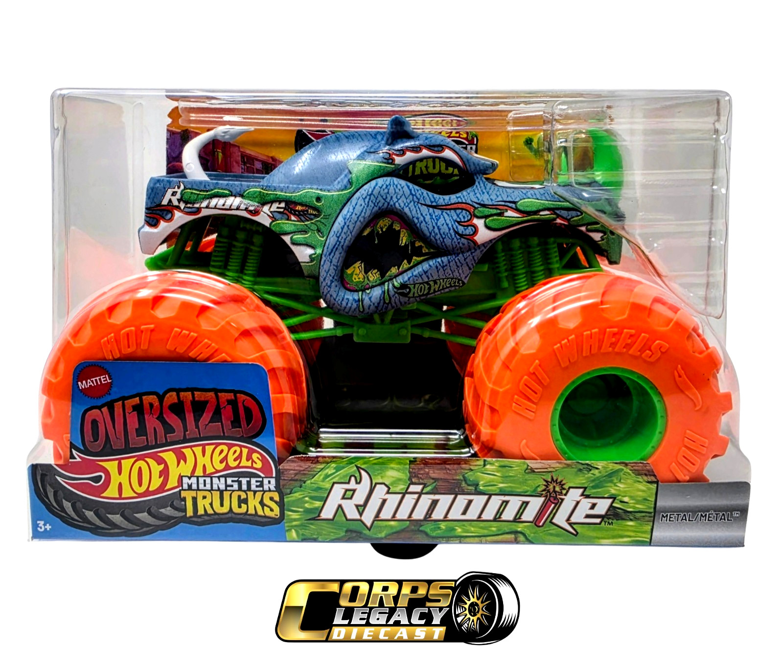 Hot Wheels Monster Trucks Rhinomite Mutant Chaos Oversized 1:24 2026 NEW