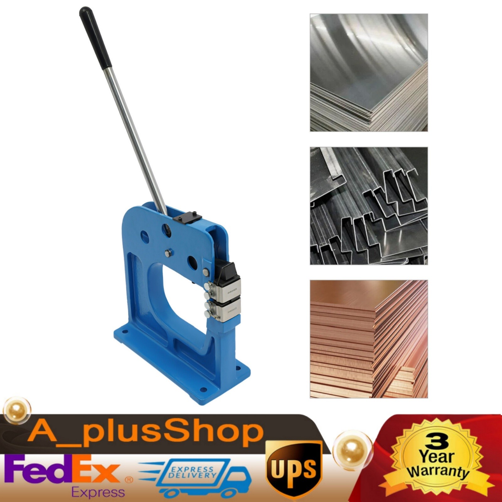 SS-16 Metal Shrinker Stretcher Fabrication 16 Gauge 8.5\