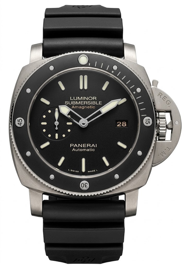 Panerai 47mm Luminor Submersible PAM00389 Titanium Amagnetic Automatic PAM 389