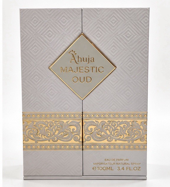 Ahuja Majestic Oud Eau de Parfum Spray 3.4 fl oz Regular Size Long LastingUnisex Ahuja Majestic Oud Eau de Parfum Spray 3.4 fl oz Regular Size Long LastingUnisex