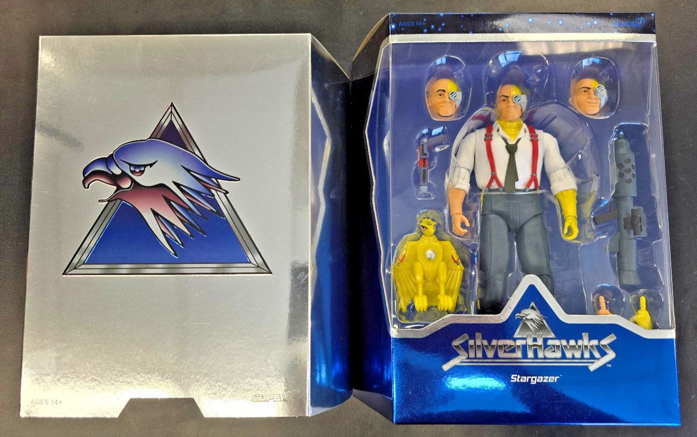 Silverhawks Ultimates STARGAZER Figure Super7 New Silverhawks Ultimates STARGAZER Figure Super7 New