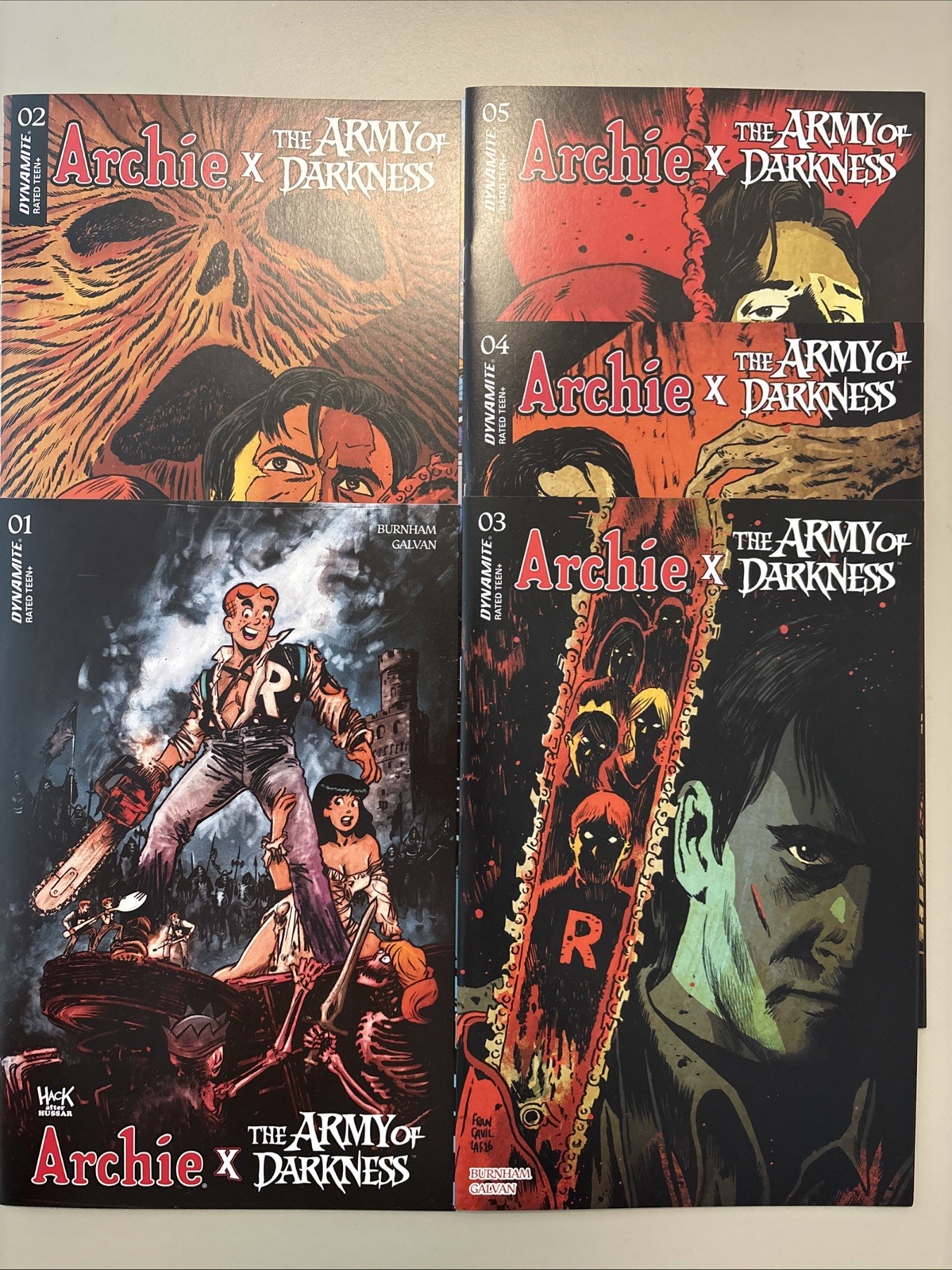 Archie x Army of Darkness #1-5 (Dynamite) Complete Run Archie x Army of Darkness #1-5 (Dynamite) Complete Run