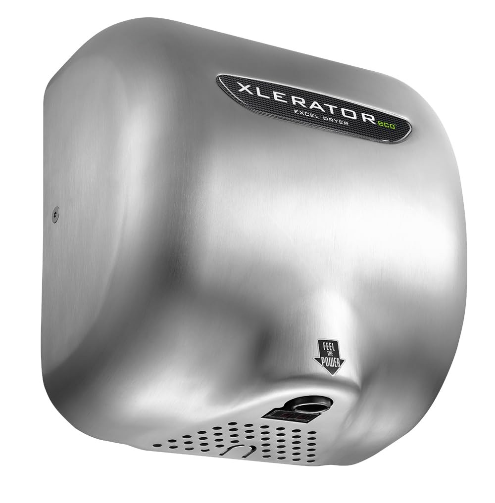 Excel Dryer Xl-Sb-Eco-1.1N-110-120V Automatic Hand Dryer, 10 Sec Dry, 68 To 76, Excel Dryer Xl-Sb-Eco-1.1N-110-120V Automatic Hand Dryer, 10 Sec Dry, 68 To 76,