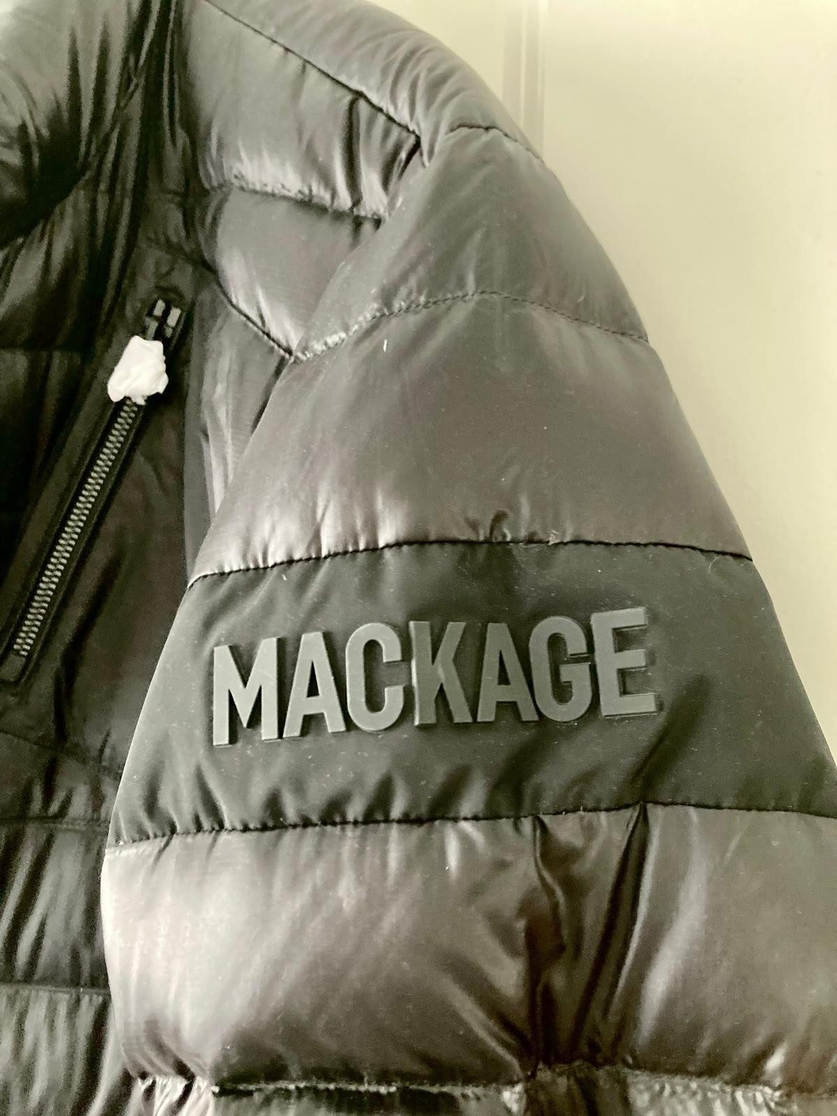 MACKAGE LUIS-RS Men\'s Lightweight Down Puffer Jacket Black Size 40 NWT