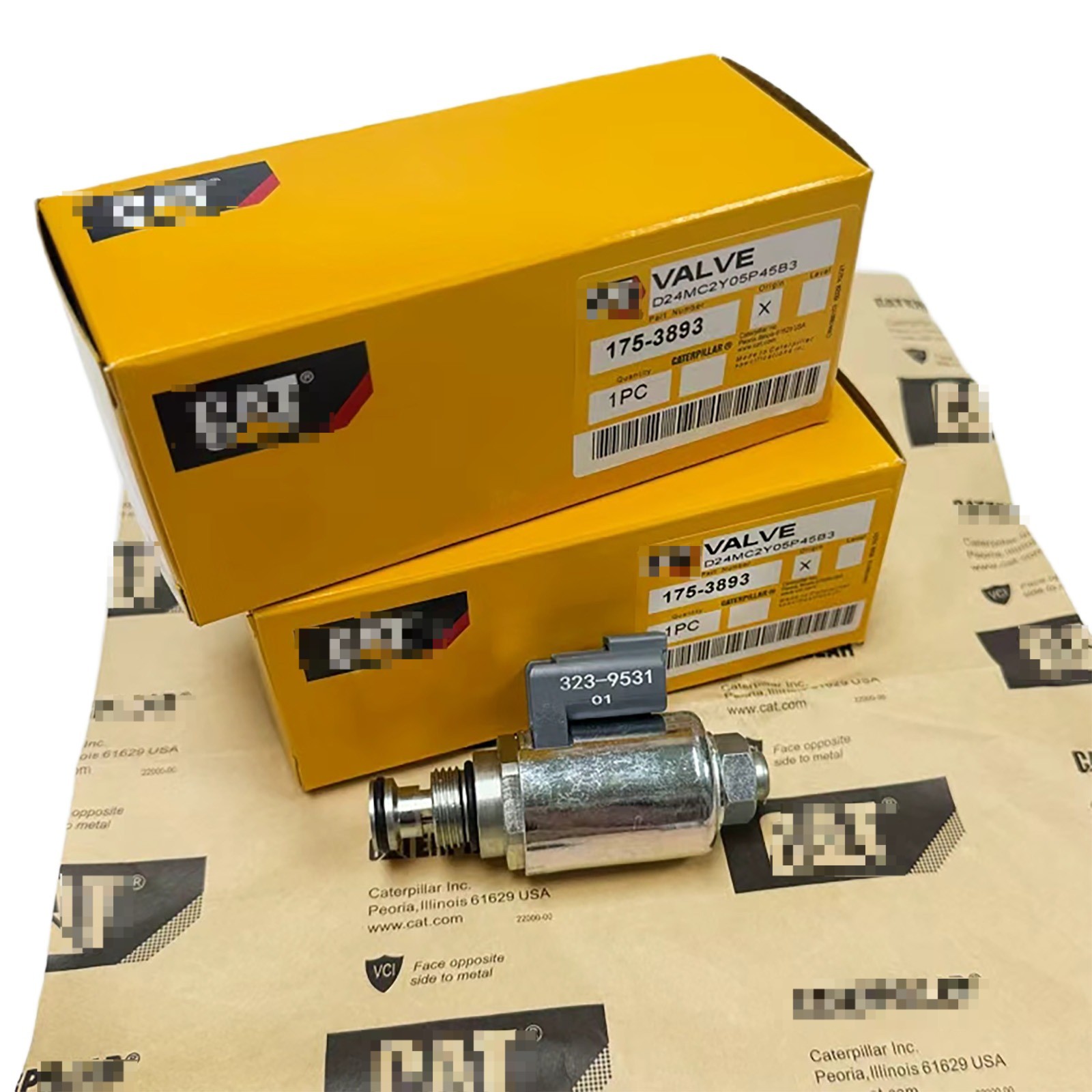 NEW Solenoid Valve GP 175-3893 1753893 for Caterpillar Motor Grader NEW Solenoid Valve GP 175-3893 1753893 for Caterpillar Motor Grader